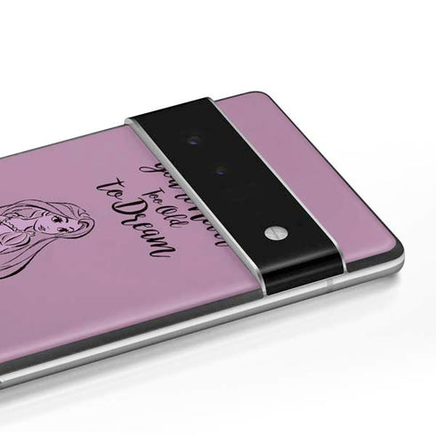 Disney Princess Rapunzel Never Too Old To Dream Art Google Pixel 6 Pro Skin